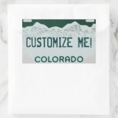  Colorado licentie bord stickers (Tas)