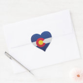 Colorado liefde vlag trots hart sticker (Envelop)