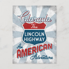Colorado Lincoln Highway America Briefkaart