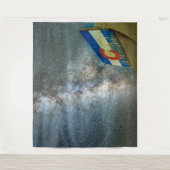 Colorado Living // Milkyway Galaxy Long Exposure Wandkleed (Voorkant)