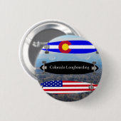 Colorado Longboarding Ronde Button 5,7 Cm (Voorkant /achterkant)