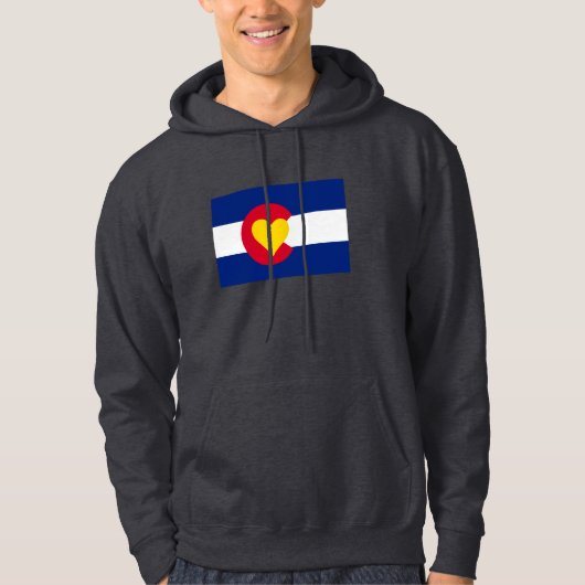 Colorado Love Flag hoodie (Voorkant)
