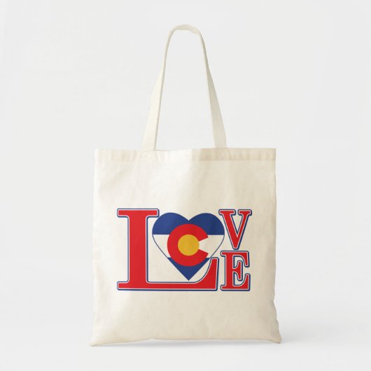Colorado Love Heart Tote Bag (Voorkant)