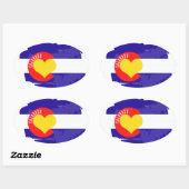 Colorado Love Ovale Sticker (Vel)