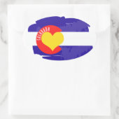 Colorado Love Ovale Sticker (Tas)