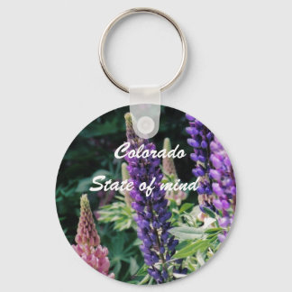 Colorado Lupine, Colorado, gemoedstoestand Sleutelhanger