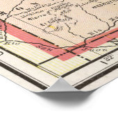 Colorado Map of Cities (1901) Poster (Hoek)