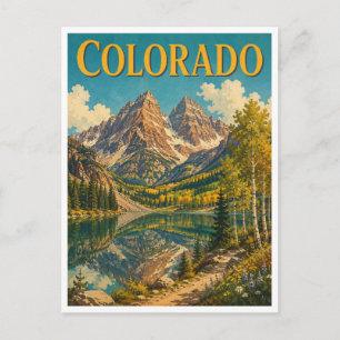 Colorado Maroon Bells GeoSaga Briefkaart