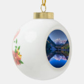 Colorado Maroon Bells kerstversiering - Ball Keramische Bal Ornament (Links)