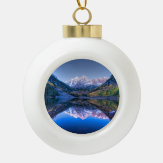 Colorado Maroon Bells kerstversiering - Ball Keramische Bal Ornament