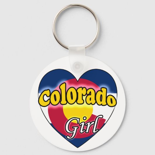 Colorado Meisje Sleutelhanger (Voorkant)