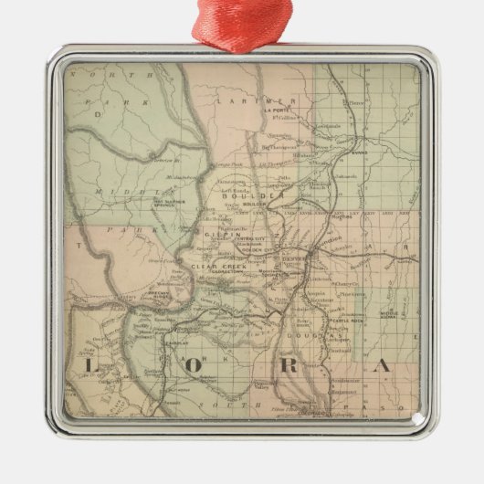 Colorado Metalen Ornament (Voorkant)