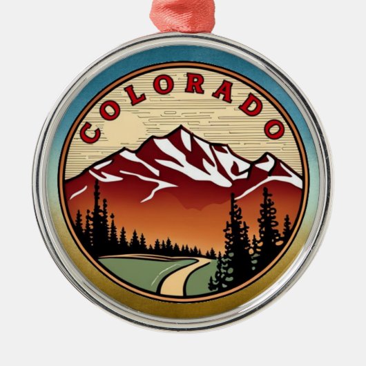 Colorado Metalen Ornament (Voorkant)