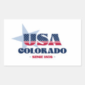 Colorado Mijn thuisstaat Sticker (Voorkant)