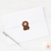 Colorado Monster Vierkante Sticker (Envelop)