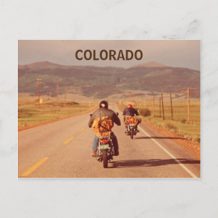 Colorado motorfietsen  foto briefkaart