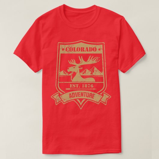 Colorado Mountain Adventure T-shirt (Design voorkant)