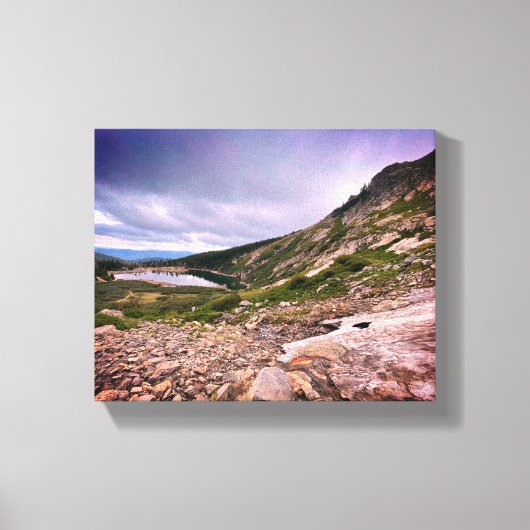 Colorado Mountain Art Uitgerekte Canvas Print (Voorkant)