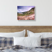 Colorado Mountain Art Uitgerekte Canvas Print (Insitu (Slaapkamer))