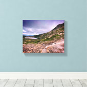 Colorado Mountain Art Uitgerekte Canvas Print (Insitu (Houten vloer))