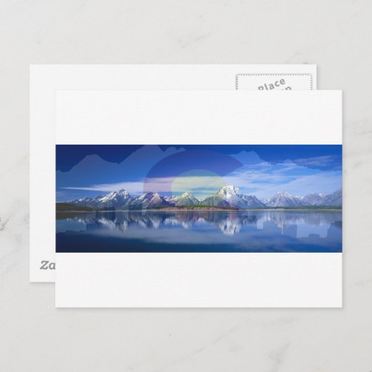 Colorado Mountain Briefkaart (Voorkant / Achterkant)