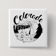 Colorado Mountain Camping Ink Tekening