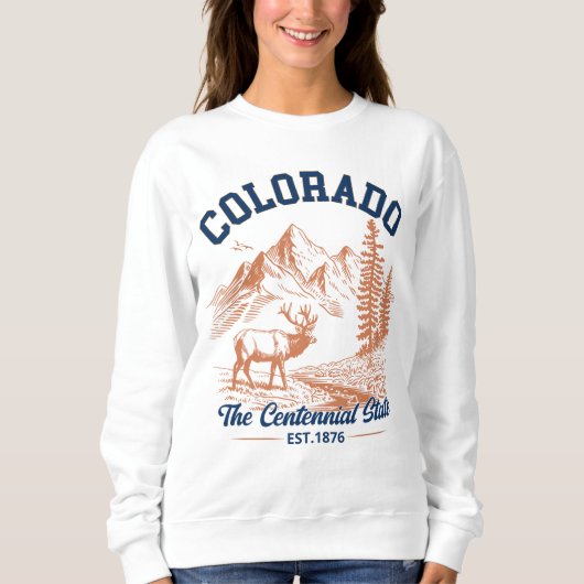 Colorado Mountain Deer Sweatshirt | Nature Lover  (Voorkant)