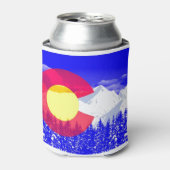 Colorado Mountain Flag Blikjeskoeler (Blikje Voorkant)