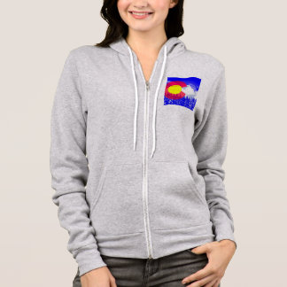 Colorado Mountain Flag Hoodie
