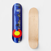 Colorado Mountain Flag Skateboard (Voorkant)