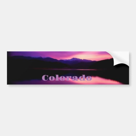 Colorado Mountain II Bumpersticker (Voorkant)