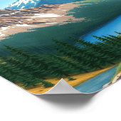 Colorado Mountain Landscape Wall Art Poster (Hoek)