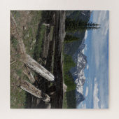 Colorado Mountain met Rustic Logs Puzzle Legpuzzel (Horizontaal)