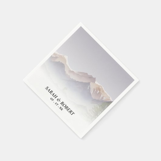 Colorado Mountain Range bruiloft Servet (Hoek)