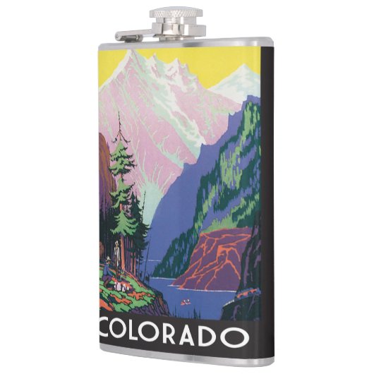  Colorado Mountain Scene Heupfles (Links)