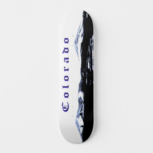 Colorado Mountain Skateboard Deck (Voorkant)