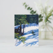 Colorado Mountain Snow-kerstkaart Briefkaart (Staand voorkant)