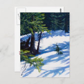 Colorado Mountain Snow-kerstkaart Briefkaart (Voorkant / Achterkant)