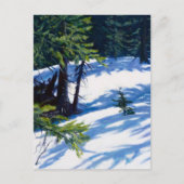 Colorado Mountain Snow-kerstkaart Briefkaart (Voorkant)