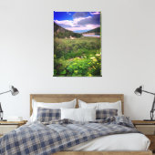 Colorado Mountain Stretched Canvas Print (Insitu (Slaapkamer))