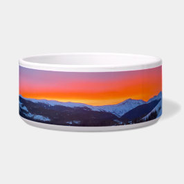 Colorado Mountain Sunrise Pet Bowl Voerbakje