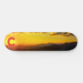 Colorado Mountain Sunset II Skateboard Deck (Horizontaal)