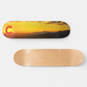 Colorado Mountain Sunset II Skateboard Deck (Horizontaal)