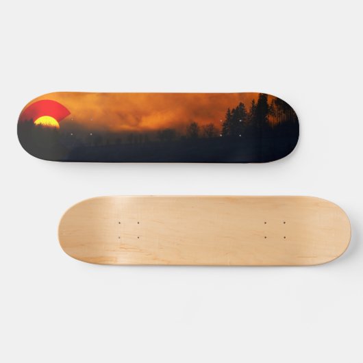 Colorado Mountain Sunset Persoonlijk Skateboard (Horizontaal)