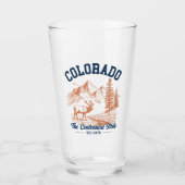 Colorado Mountain | The Centennial State Glas (Voorkant)