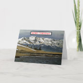 Colorado Mountain Winter Snow Kaart (Voorkant)