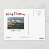 Colorado Mountain Winter Snow-kerstKaart Briefkaart (Achterkant)