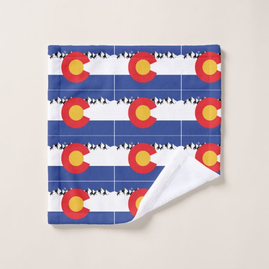 Colorado Mountains Bad Handdoek (Wasdoekje)