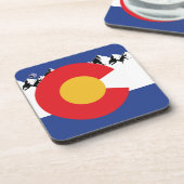Colorado Mountains Bier Onderzetter (Linkerzijde)