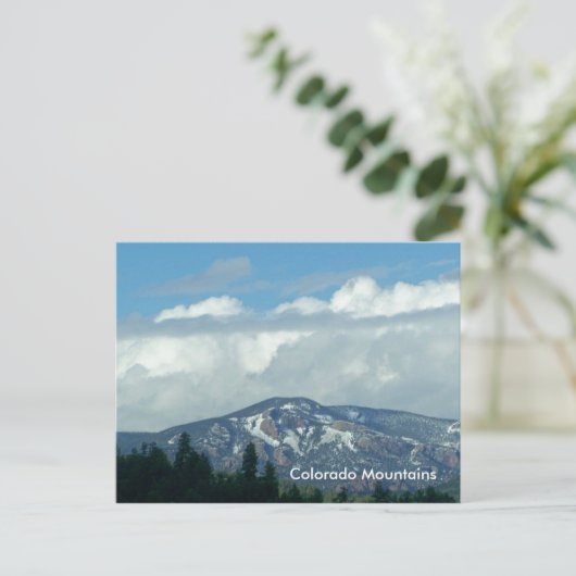 Colorado Mountains Briefkaart (Staand voorkant)